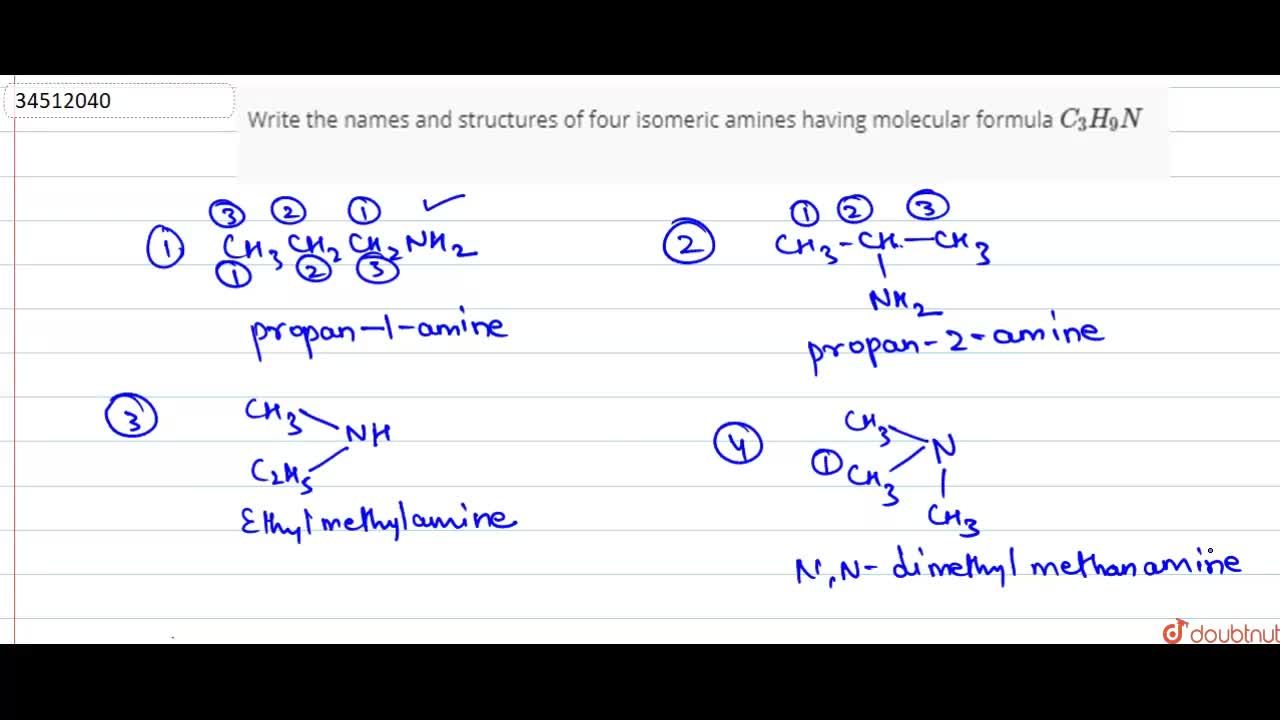 c3h9n isomers