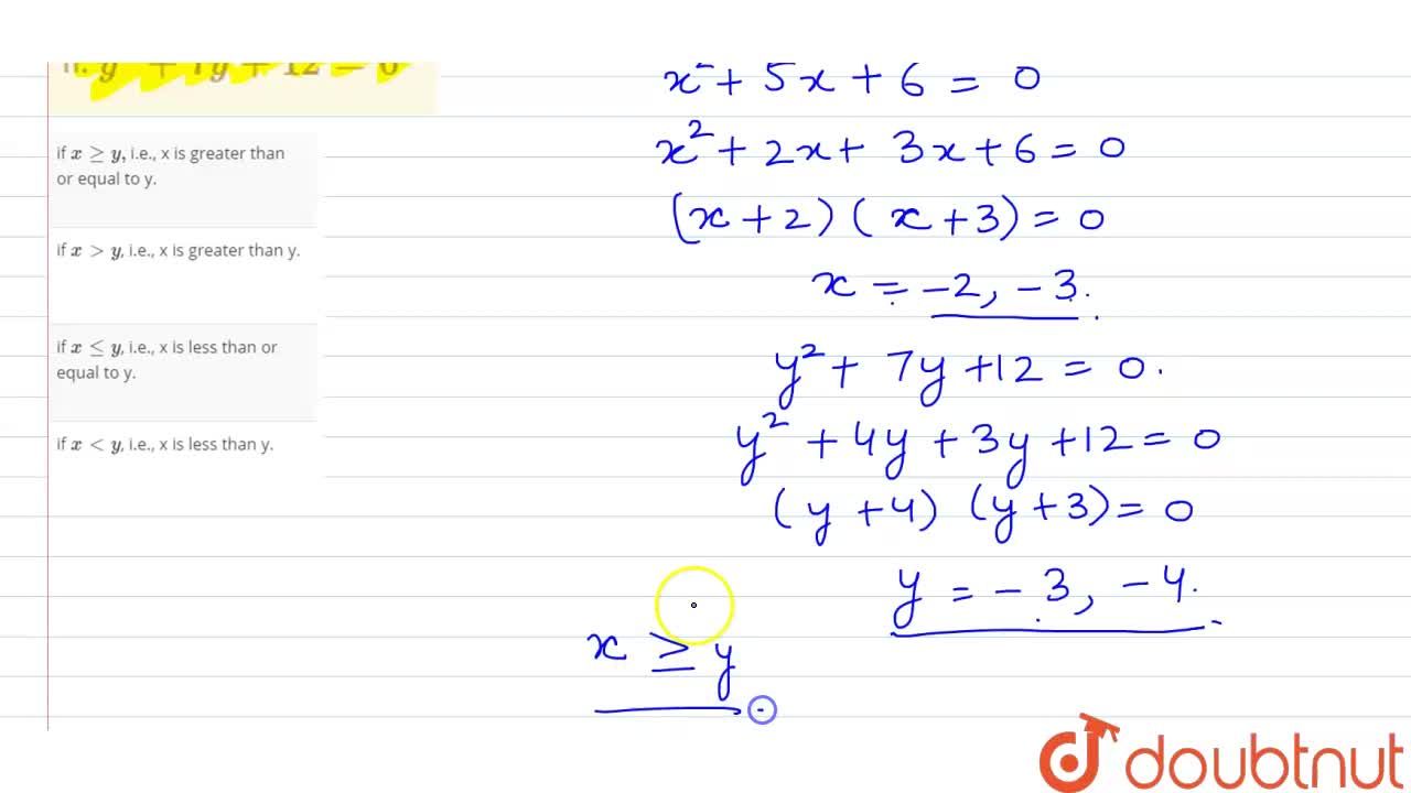If X Ge Y I E X Is Greater Than Or Equal To Y
