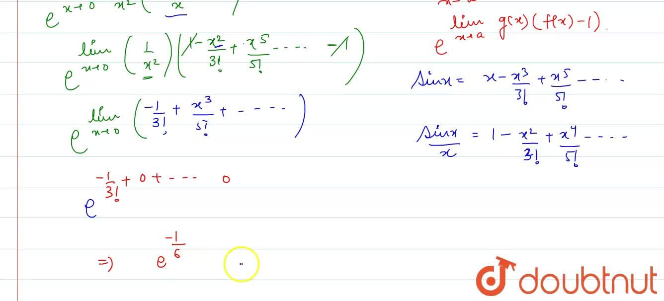 The Value Of Lim Xrarr0 Sinx X 1 X 2 Is