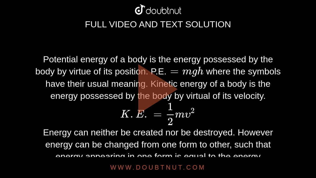 I Have Possessed The Body Of The Protagonist www.doubtnut.com