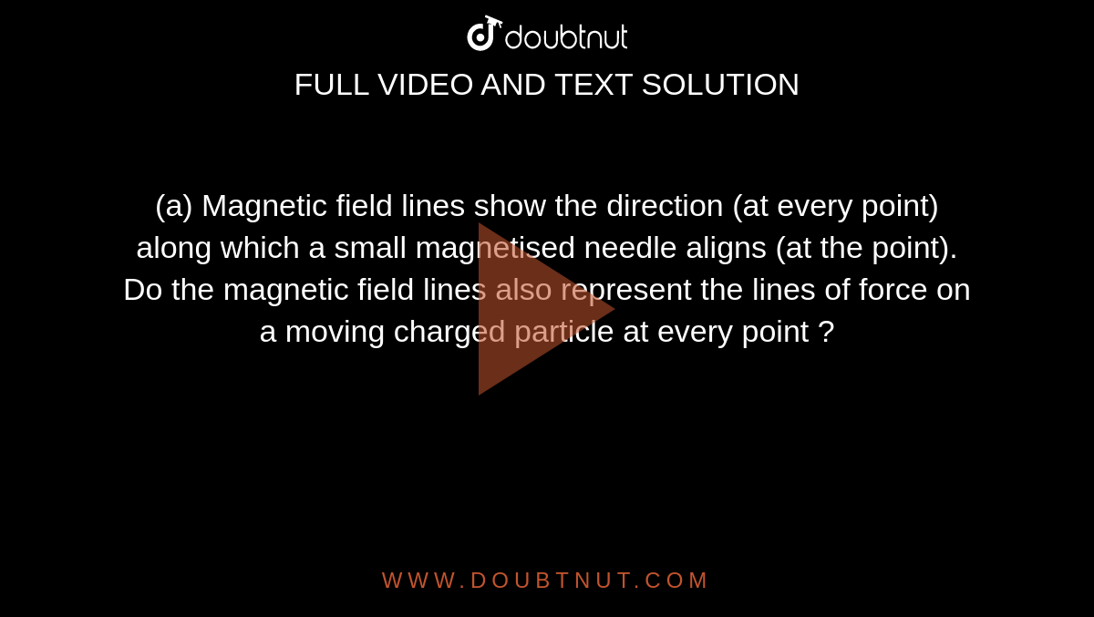 what do magnetic field lines show