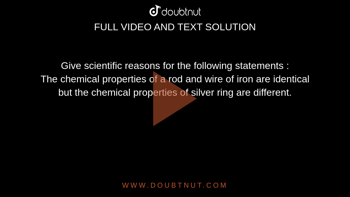 chemical properties of fe