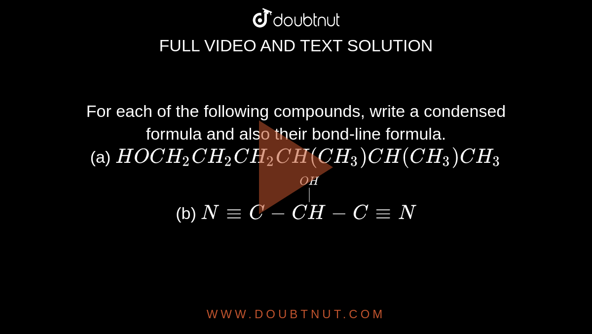 ch3 ch3 expanded formula