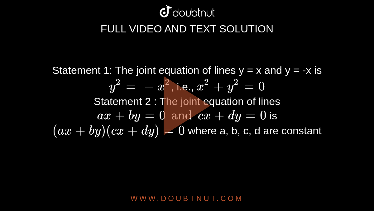 For The Differential Equation X 2 Y 2 Dx 2xy Dy 0 Which Of The Following Are True A Solution Is X 2 Y 2 Cx B X 2 Y 2 Cx C X 2 Y 2 X C D Y 0 0