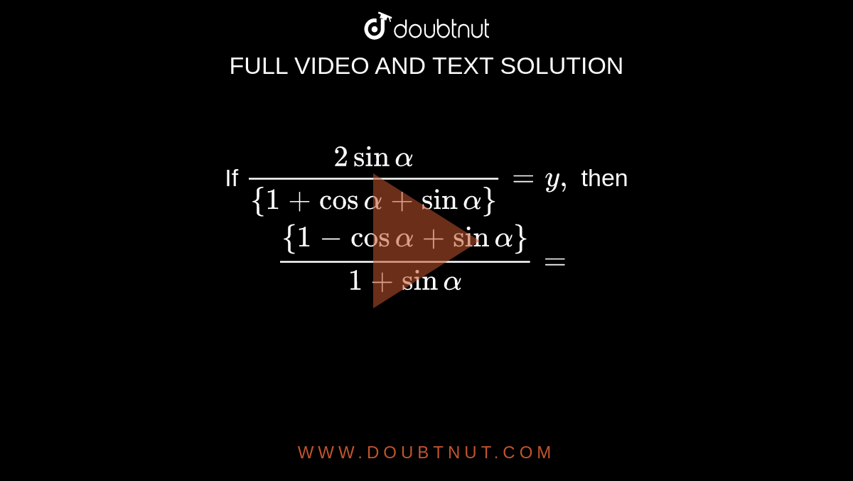 if 2 sin 60 alpha 1 then alpha is equal to