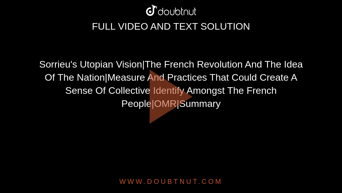 Sorrieu's Utopian VisionThe French Revolution And The Idea Of The