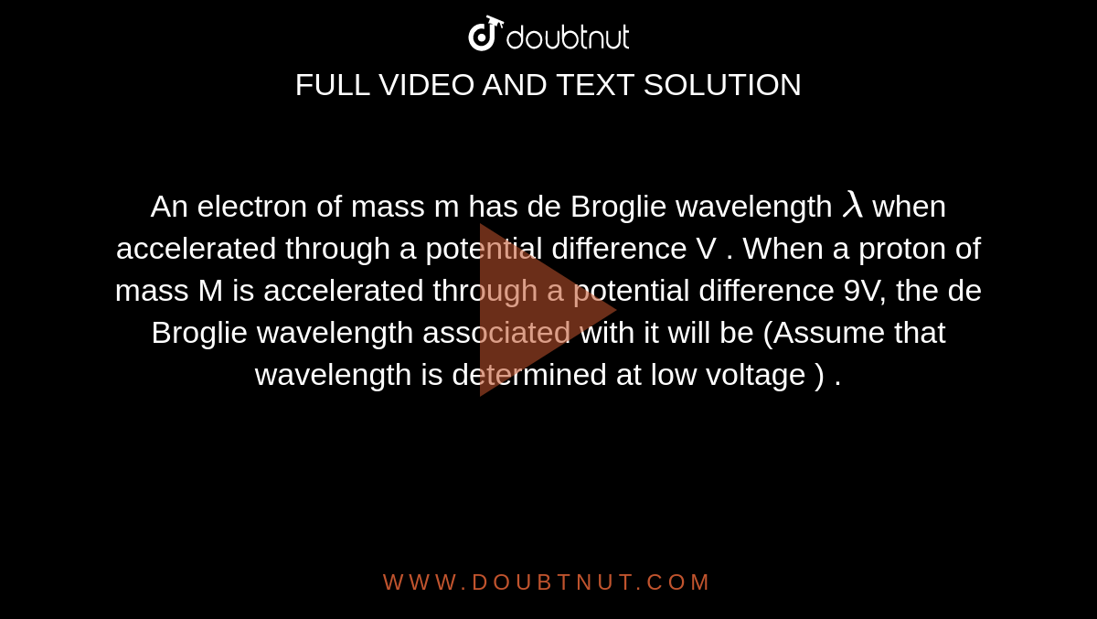 proton voltage difference