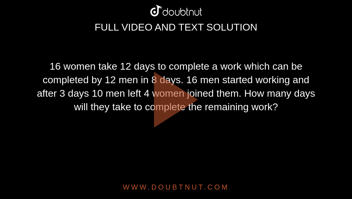 A certain work was started by 4 men and 