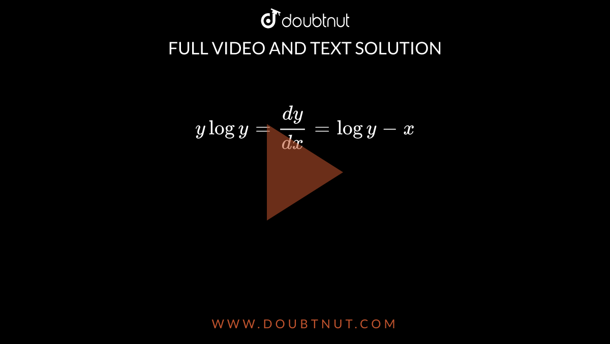 y log x 3 find dy dx
