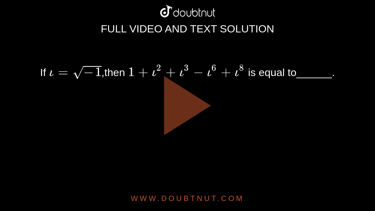 1 iota iota 2 iota cube is equal to