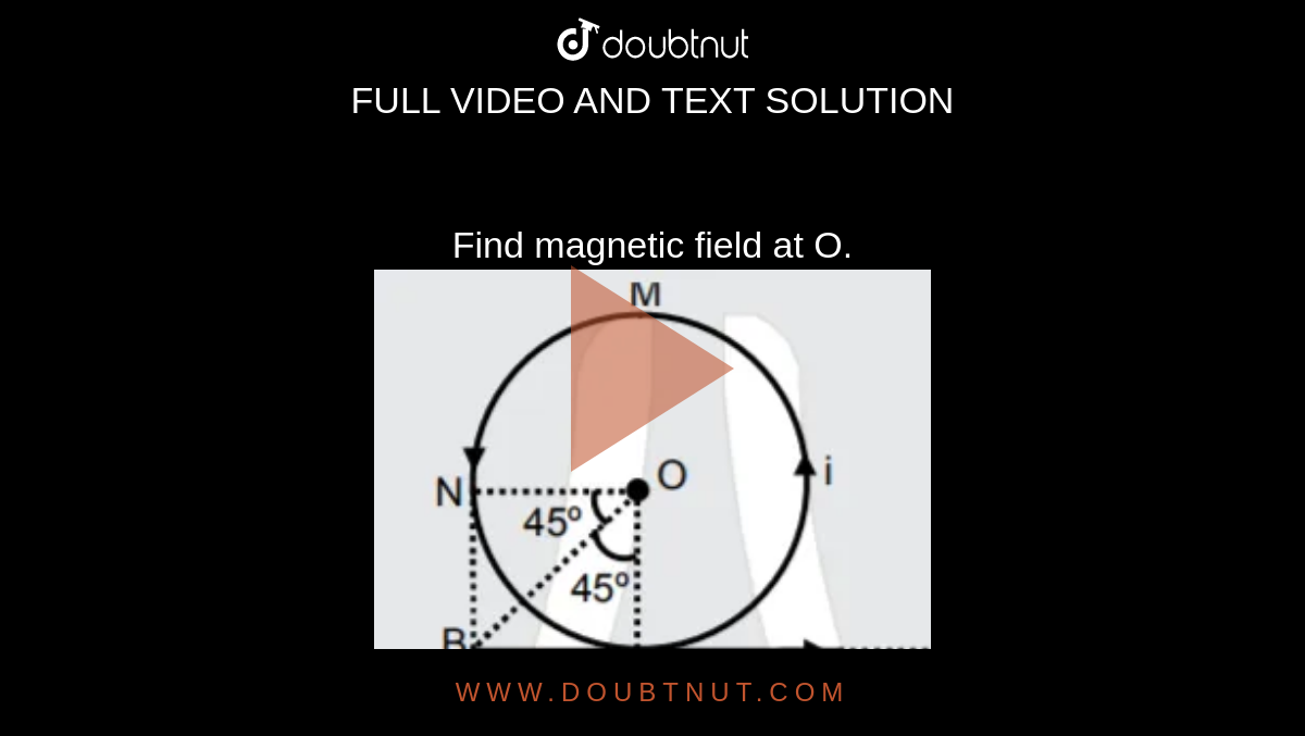 Find magnetic field at O. <img src="https://d10lpgp6xz60nq.cloudfront.net/physics_images/JM_20_M2_20200108_PHY_01_Q01.png" width="80%">